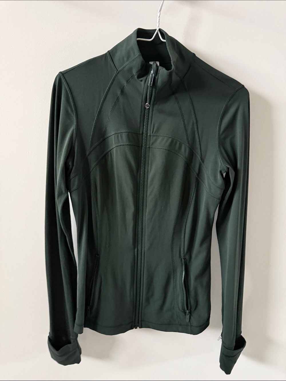 lululemon athletica dark rainforest green Full-Zip nulu define  Lightweight Jack